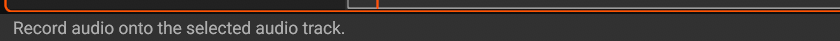 The description of the record button