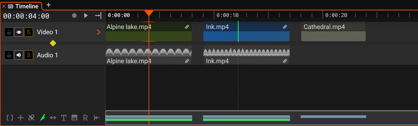 Knife mode over a clip